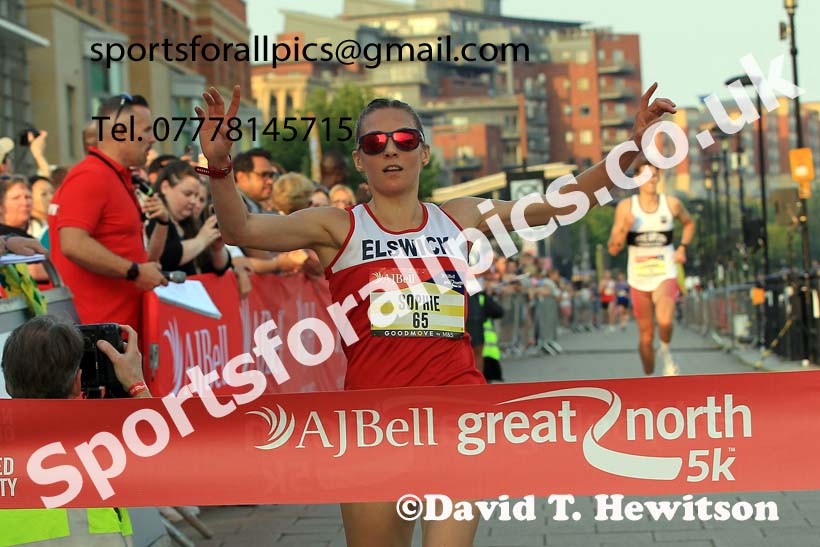 AJ Bell Great North 5k, Newcastle Quayside.  Photo: David T. Hewitson/Sports for All Pics